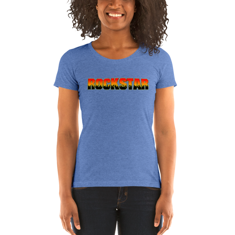 blue rockstar shirt