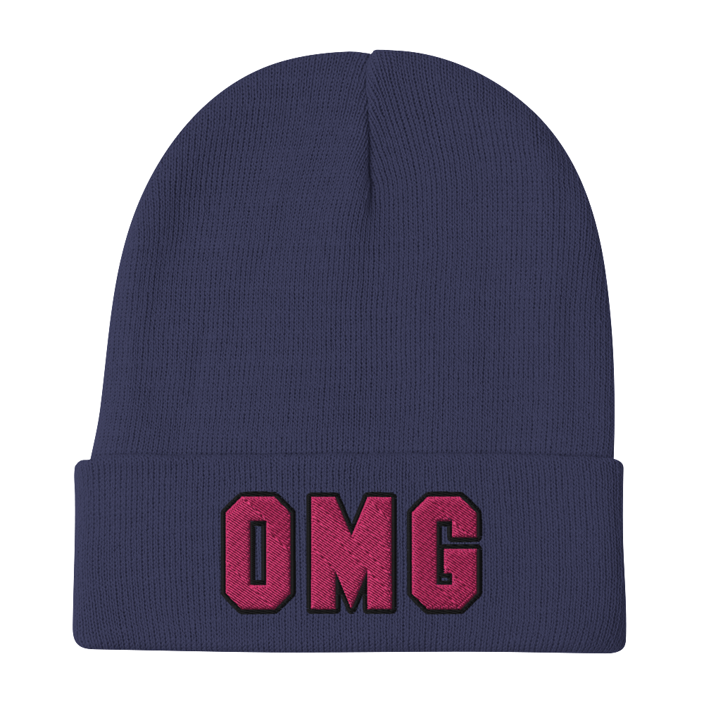“OMG” Embroidered Beanie – NeoNess007 Store